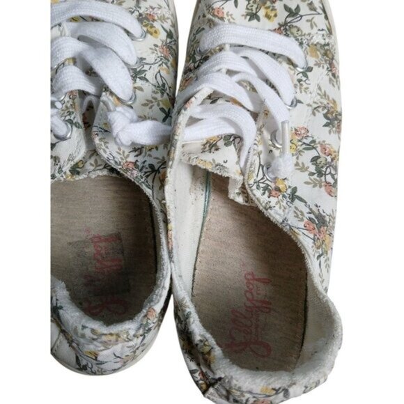 Jellypop Dallas Womens 9 Shoes Floral Print Casual Lace-Up Canvas Cottagecore - Picture 5 of 6